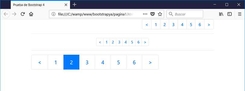 bootstrap 4 pagination page-item page-link pagination-sm pagination-lg justify-content-start justify-content-center justify-content-end