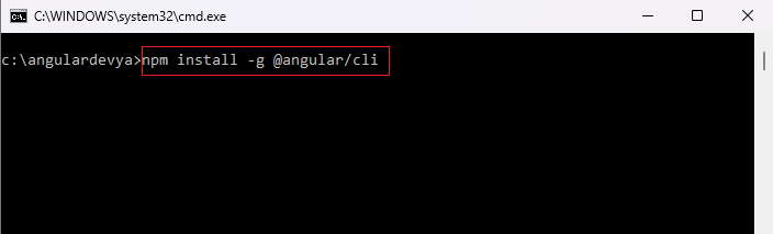Instalación de Angular CLI
