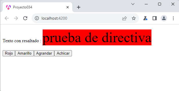 Creación de directiva con parámetros