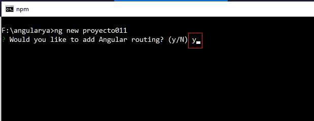 Router Angular CLI