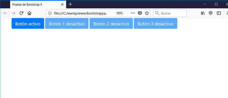 bootstrap 4 button disabled