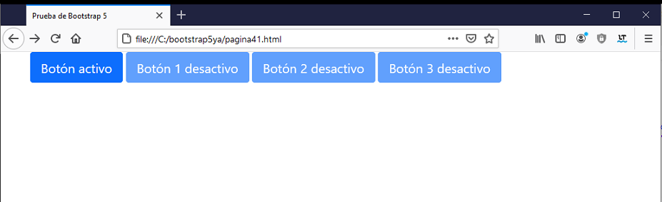 bootstrap 5 button disabled