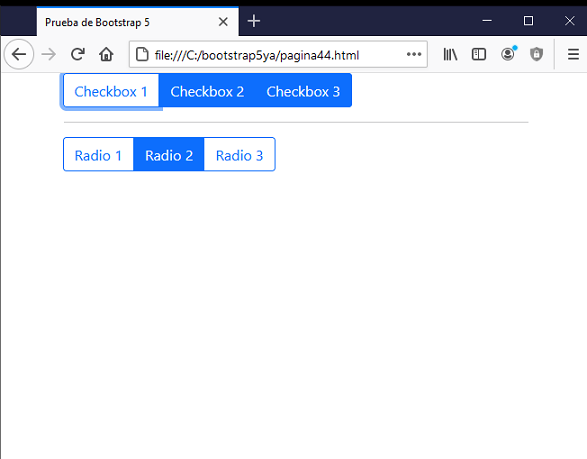 btn-group checkbox radio bootstrap 5