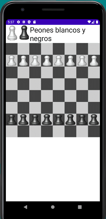 Canvas drawImage tablero ajedrez Jetpack Compose