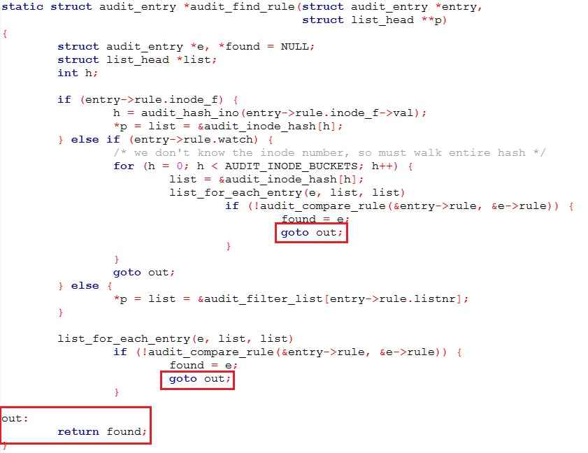 código fuente linux comando goto