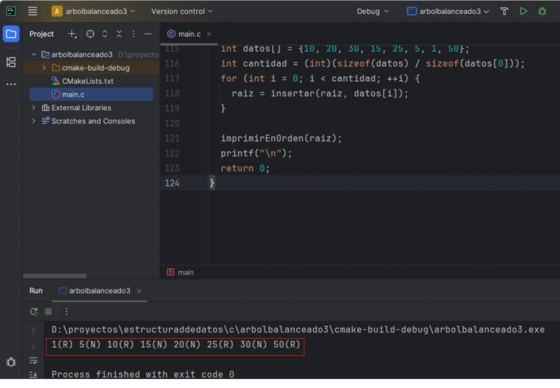 Secuencia de eliminación y rebalanceo en un árbol AVL