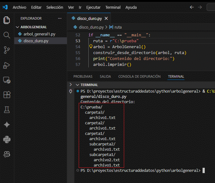 Diagrama jer&aacute;rquico adicional generado a partir del &aacute;rbol