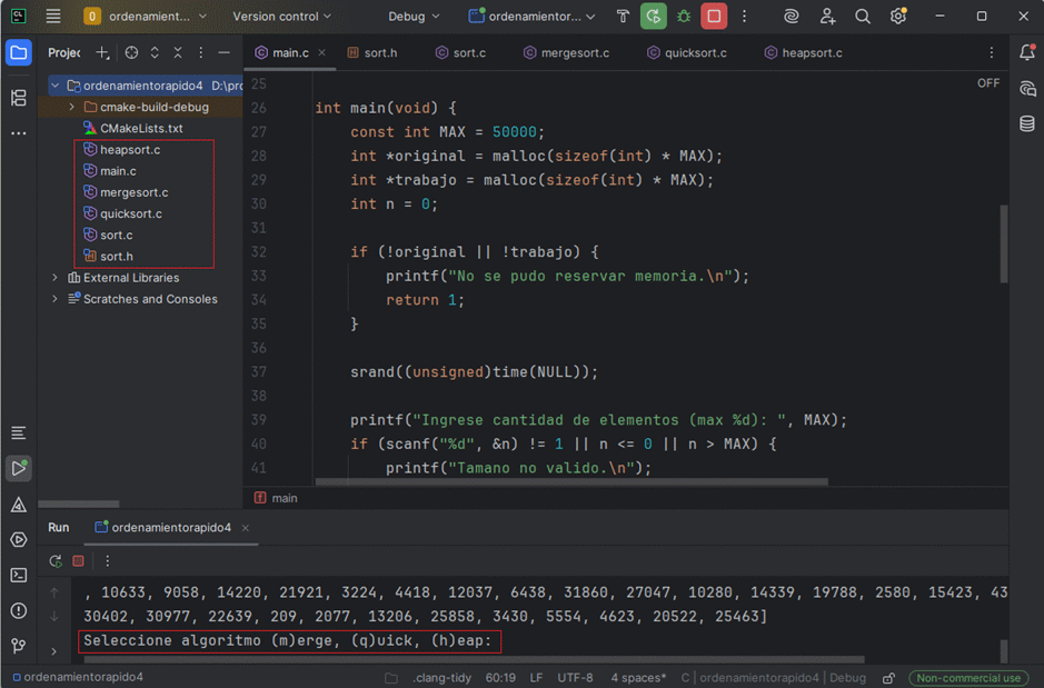 ordenamientos eficientes
