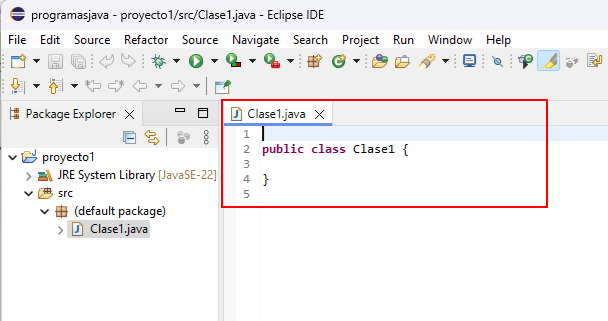 clase java