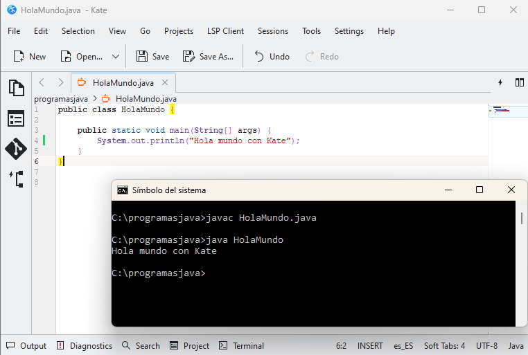Kate con Java