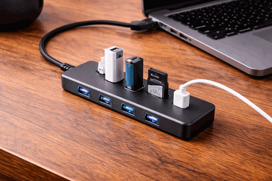 Hub USB con multiples puertos