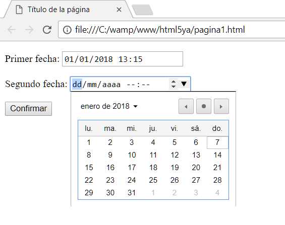 input datetime-local Chrome