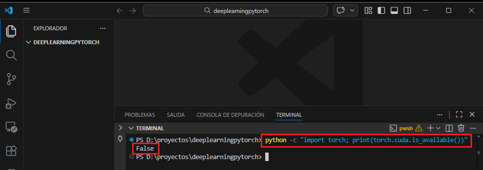 Verificacion de deteccion de GPU en PyTorch