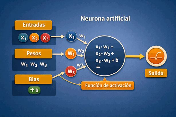 Componentes de una neurona artificial