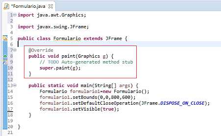 Java Eclipse Override/Implement Methods
