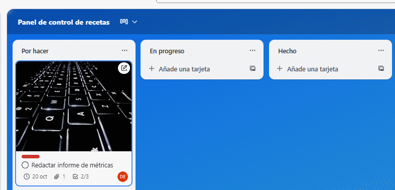 imágenes de fondo de Unsplash en Trello