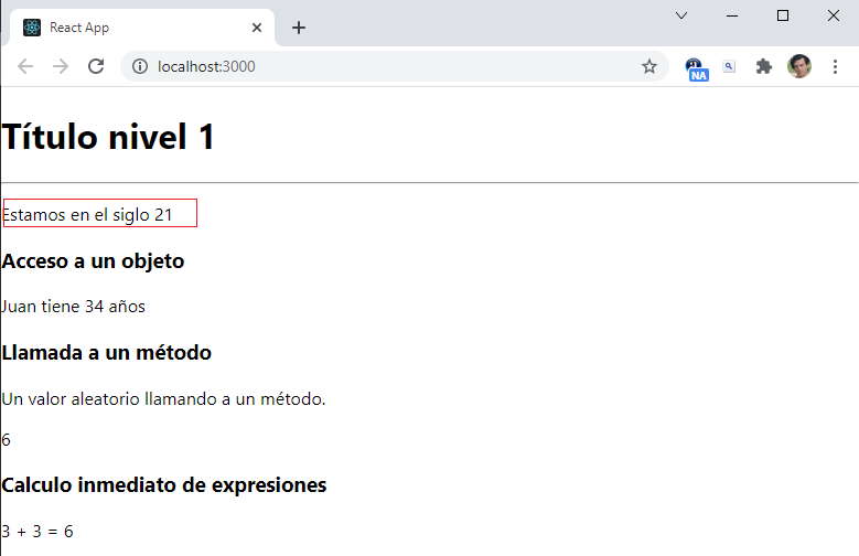 expresiones JSX